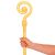 Holding Springos Santa Claus golden scepter, Christmas costume prop