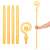 Springos Santa Claus walking stick, gold, 145 cm, plastic, costume accessory, Christmas party, holiday decoration, parts
