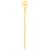 Springos Santa Claus walking stick, gold, 145 cm, plastic, costume accessory, Christmas party, holiday decoration, assembled