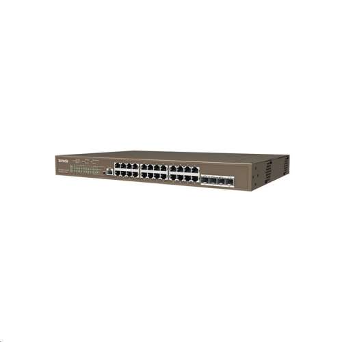 Tenda TEG5328P-24-410W 24-port Gigabit PoE switch with 4 SFP ports