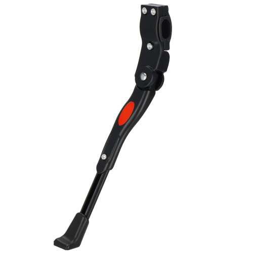 Springos kerékpár támasztó, fekete, alumínium, állítható, hegyi kerékpárokhoz, országúti kerékpárokhoz és hibrid kerékpárokhoz