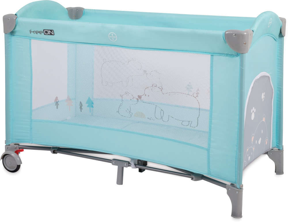 FreeON Fox and Bear Utazóágy - Maci #kék