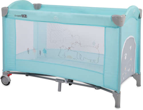 FreeON Fox and Bear Utazóágy - Maci #kék