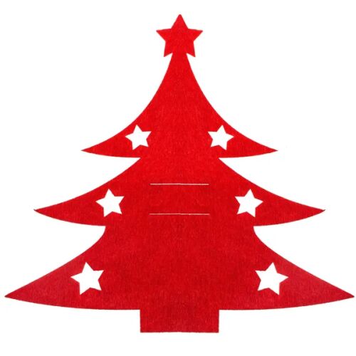 Springos Roter Weihnachtsbaum Besteckhalter