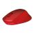 Side view of Logitech M330 Silent Plus Wireless Mouse - Red