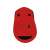 Logitech M330 Silent Plus wireless mouse, red, bottom view, 2.4GHz, silent click, comfortable design