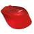 Logitech M330 Silent Plus wireless mouse, red, 2.4GHz, silent click, comfortable design