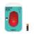 Logitech M330 Silent Plus wireless mouse, red, packaging, 2.4GHz, silent click, comfortable design