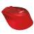 Logitech M330 Silent Plus wireless mouse, red, 2.4GHz, silent click, comfortable design