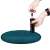 Woman inflating Springos balance cushion with pump