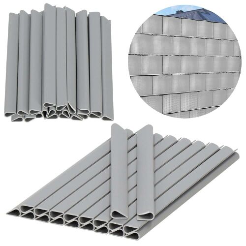 Springos 20 pcs Fixing pegs for fence tape, 19cm - Light grey