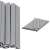 Springos fence strip clips, light gray, 19 cm, pack of 20