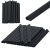 Springos graphite fence clips for privacy fence slats, 20 pcs