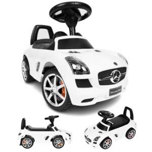 MS Mercedes-Benz SLS AMG Bébitaxi multimédiás kormánnyal #fehér