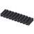 20 black plastic mounting clips for Springos Fence Tape