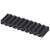 20 black plastic mounting clips for Springos Fence Tape