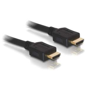 Delock nagysebességű HDMI kábel 1,8m Ethernettel, fekete - HDMI kábel