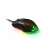SteelSeries Aerox 3 Onyx 2022 gaming mouse, black, RGB lighting, angled view