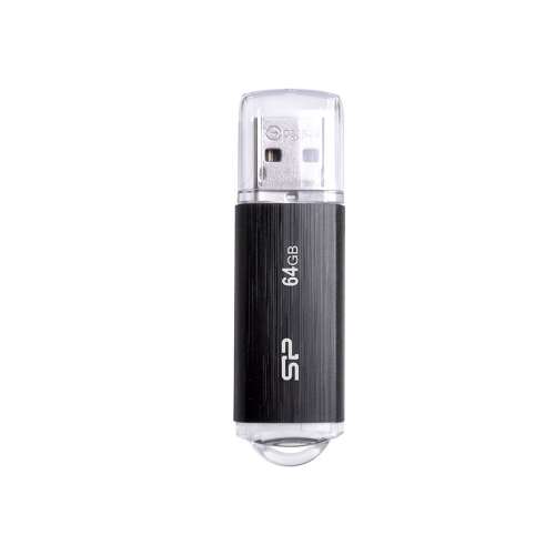 USB флашка Silicon Power Ultima U02 64GB USB 2.0, черен