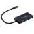 Akyga AK-AD-52 USB 3.1 Hub with 4 Ports, Type-C to USB adapter, black