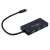 Akyga AK-AD-52 USB 3.1 Hub with 4 Ports, Type-C to USB adapter, black