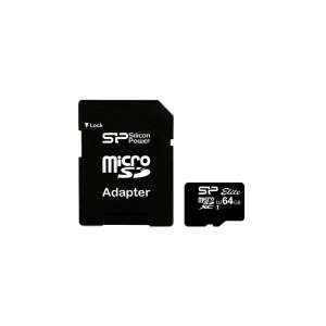 Silicon Power memorijska kartica microSDXC 64GB Elite + adapter 102036371 - Foto, Video & Optika