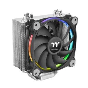 Chłodzenie procesora Thermaltake Riing Silent 12 RGB PWM 120mm, widok pod kątem - Wentylator do PC