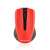 Преден изглед на безжичната мишка Modecom WM9, червена