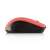 MODECOM WM9 mysz bezprzewodowa w kolorze czerwonym, widok od spodu