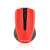 Widok z przodu bezprzewodowej myszy Modecom WM9 w kolorze czerwonym