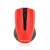 Elülnézet a Modecom WM9 vezeték nélküli egérre piros színben