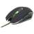 Gembird Gaming Mouse, fekete és zöld vezetékes egér 2400 DPI optikai érzékelővel