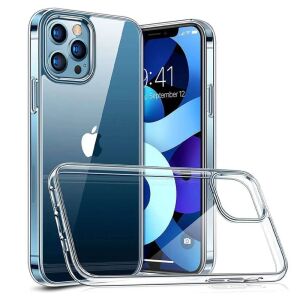 Haffner iPhone 12 Pro Max clear silicone case, transparent phone cover - Apple Phone Case