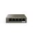 Tenda TEG1105P-4-63W 5-Port Gigabit PoE Switch, front view