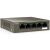 Tenda TEG1105P-4-63W 5-Port Gigabit PoE Switch, angled view