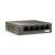 Tenda TEG1105P-4-63W 5-Port Gigabit PoE Switch, angled view