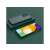 Cellect Samsung Galaxy A42 5G áttetsző tok zöld kerettel, narancssárga gombokkal (CEL-MATT-A42-5GGO) (CEL-MATT-A42-5GGO) 53974543}