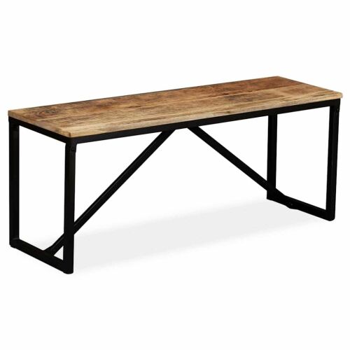 Mangófa Ipari Stílusú Pad - 110x35x45 cm 169446245 - Tároló pad és ülőke