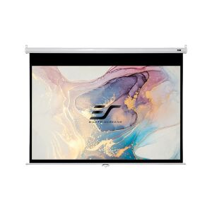 Ecran tip rulou ELITE SCREENS 84" (213,4 cm)/ 16:9/ 104,1×185,4 cm/ câștig 1,1/ carcasă albă