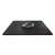 Cherry MP 1000 black mousepad with mouse on it, smooth surface, non-slip rubber base, easy to clean