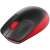 Angled View of Logitech M190 Red Wireless Mouse