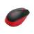 Červená a čierna bezdrôtová myš Logitech M190