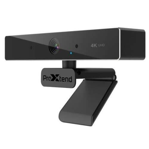 Proxtend PX-CAM003 X701 4K webcam, black, angled view