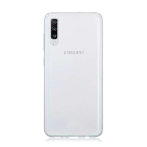 Átlátszó szilikon telefontok Samsung Galaxy A70-hez - Telefontok