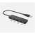 Aproox 4-port USB 2.0 hub, black