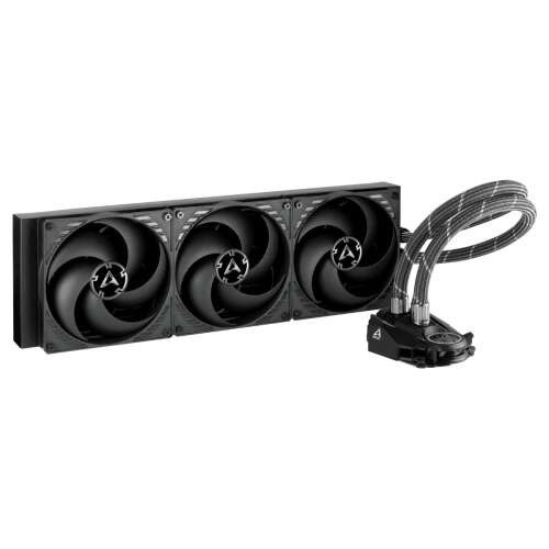 Arctic Liquid Freezer II 420 CPU cooler, black, triple fan, liquid cooling