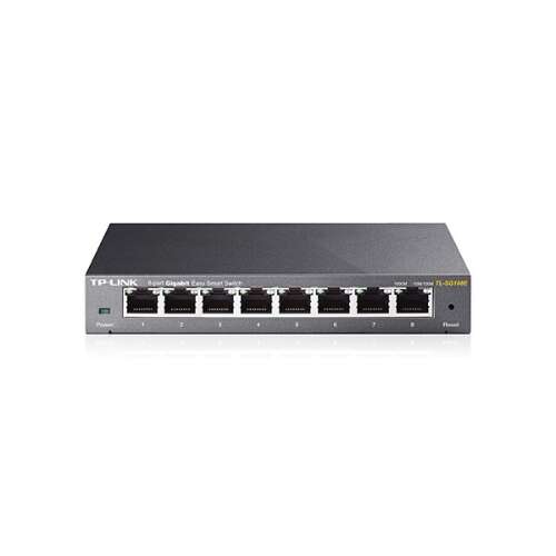 TP-Link TL-SG108E Gestionate L2 Gigabit Ethernet (10/100/1000) Negru