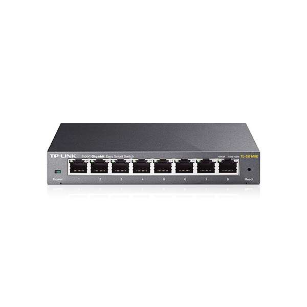 TP-Link TL-SG108E Switch 8x1000Mbps, Easy Smart, TL-SG108E