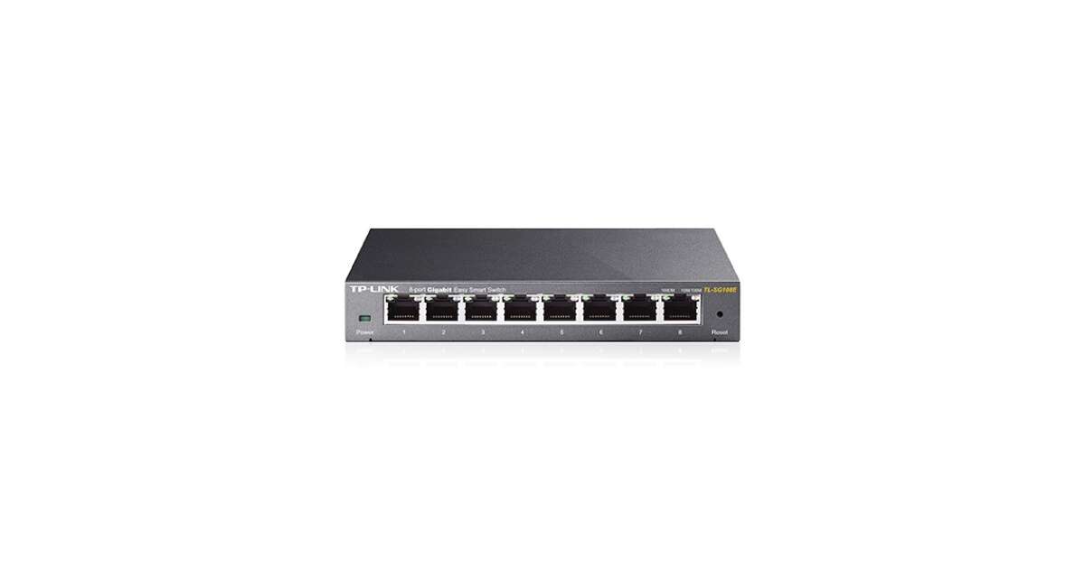 Switch tp-link easy smart tl-sg108e 8 puertos - rj-45 10/100/1000