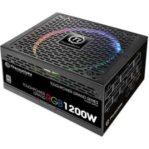 Thermaltake Toughpower Grand RGB 1200W tápellátás, fekete, 80+ Platinum tanúsítvánnyal - Grand